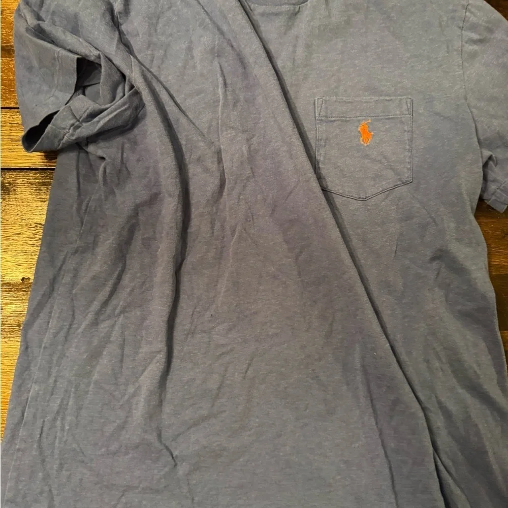 Polo by Ralph Lauren Dark Blue Tee with Red Logo